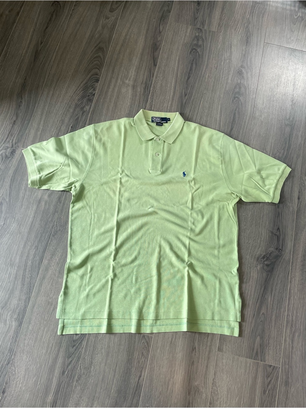 Polo Ralph Lauren green polo shirt Men’s Large L Preppy Golf Tennis Classic